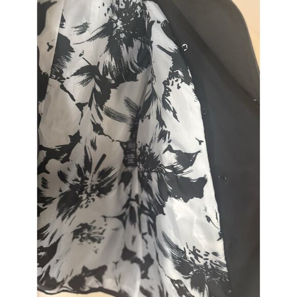 Black Rivet Womens Double Breasted Long Sleeve Hood Jacket Raincoat Sz XL EUC - Picture 5 of 15